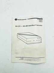 BLACK BOX IC485A-R3 INTERFACE CONVERTER SYNC RS232 TO RS485/449 DB25 TO DB37