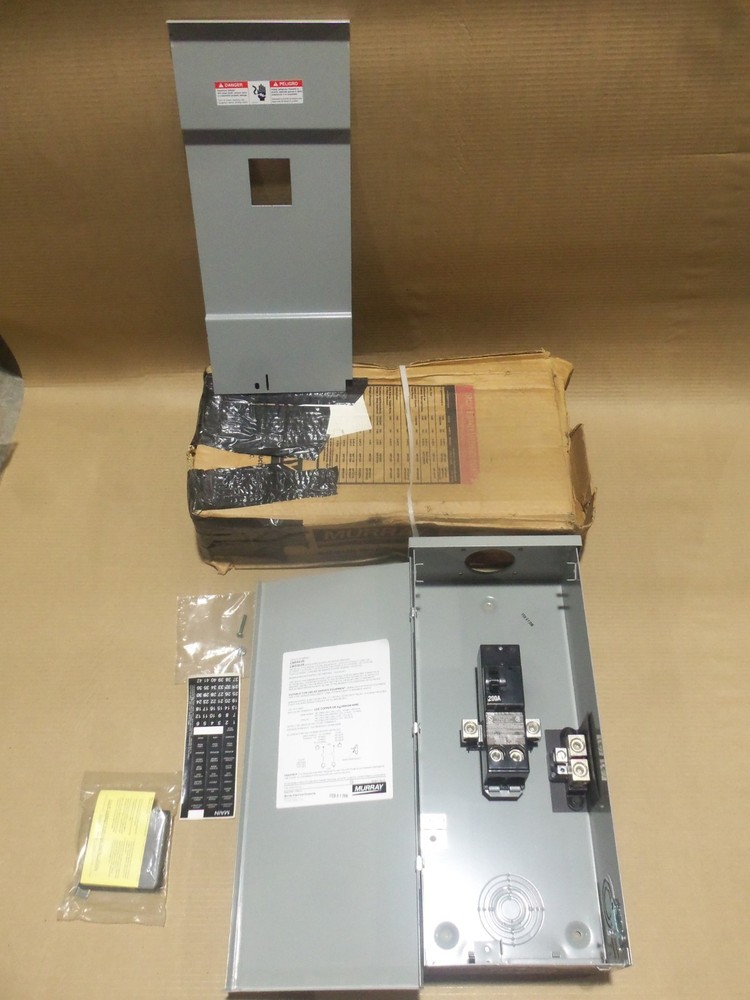 NEW Murray LW200VRU 200 Amp Breaker Enclosure Outdoor NEMA 3R 120/240V AK