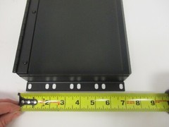 BLACK BOX ID 724-7465500 HINDGED CABINET FRONT, P/N RM029 4SP PLEXI SECURITY
