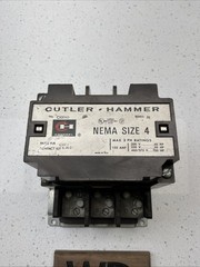 C10FN3 Cutler-Hammer NEMA Size 4 Contactor 480V Coil