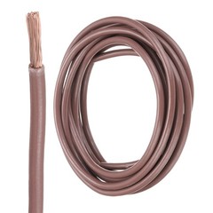10 Feet Electrical Wire Insulated Stranded Copper 14AWG Wire Cable,Brown