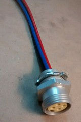 MENCOM Min-Change 7/8″ MINH-4FR-1 4 conductor Female Receptacle 1′ Long 14AWG
