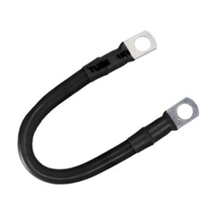 2PCS Copper Battery Cable Wire 2AWG with Lugs Auto Marine Inverter RV Solar