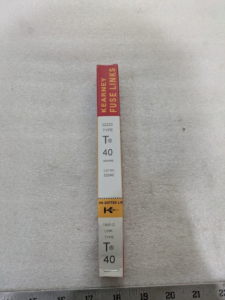 KEARNEY FUSE LINK 32220 TYPE T 40 AMPERE 52040