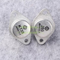 1pairs HITACHI Transistor TO-3 2SJ50+2SK135 J50+K135