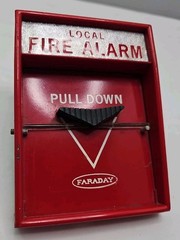 Faraday Pull Down Fire Alarm Break Glass Pull Station