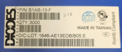 (1 PC) S1AB13F DIODES Diode Switching 50V 1A 2-Pin SMB T/R