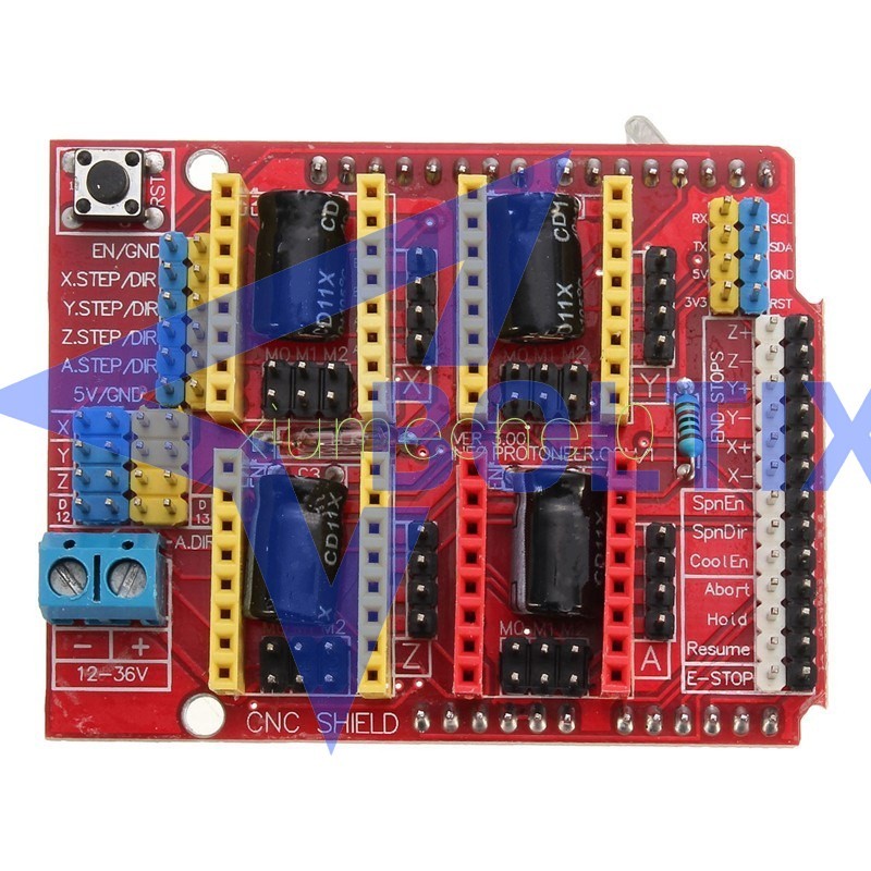 CNC Shield V4 Engraving Machine Stepper Motor Driver for Arduino GRBL Compatible