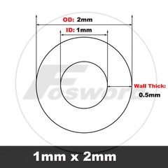 PTFE Tube Tubing Pipe ID 1mm – 14mm OD 2mm-16mm High Temp Resistance Air Hose