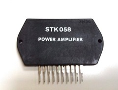 STK058 Audio Power Amp 25W + Heat Sink Compound BY SANYO