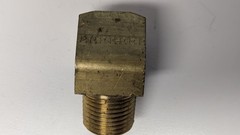 NOS Parker 1/2” MNPT x 1/2” FNPT 45° Brass Street Elbow, 2214P-8-8