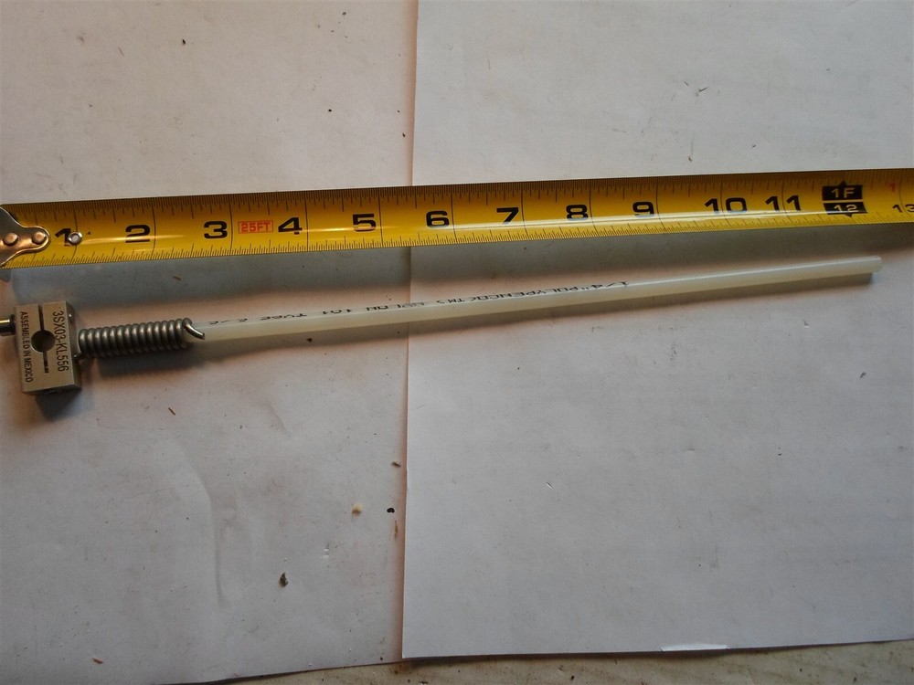 Unused: 3SX03-KL556 NYLON SPRING ROD,12-1/8 IN