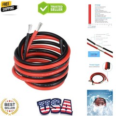 12 Gauge Silicone Wire Kit Red and Black Each 10ft Flexible 12 AWG Stranded T…