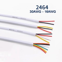 White 2/3/4/5/6/7 Core 30AWG – 16AWG Auto Cable Electrical Flex Round Cable Wire