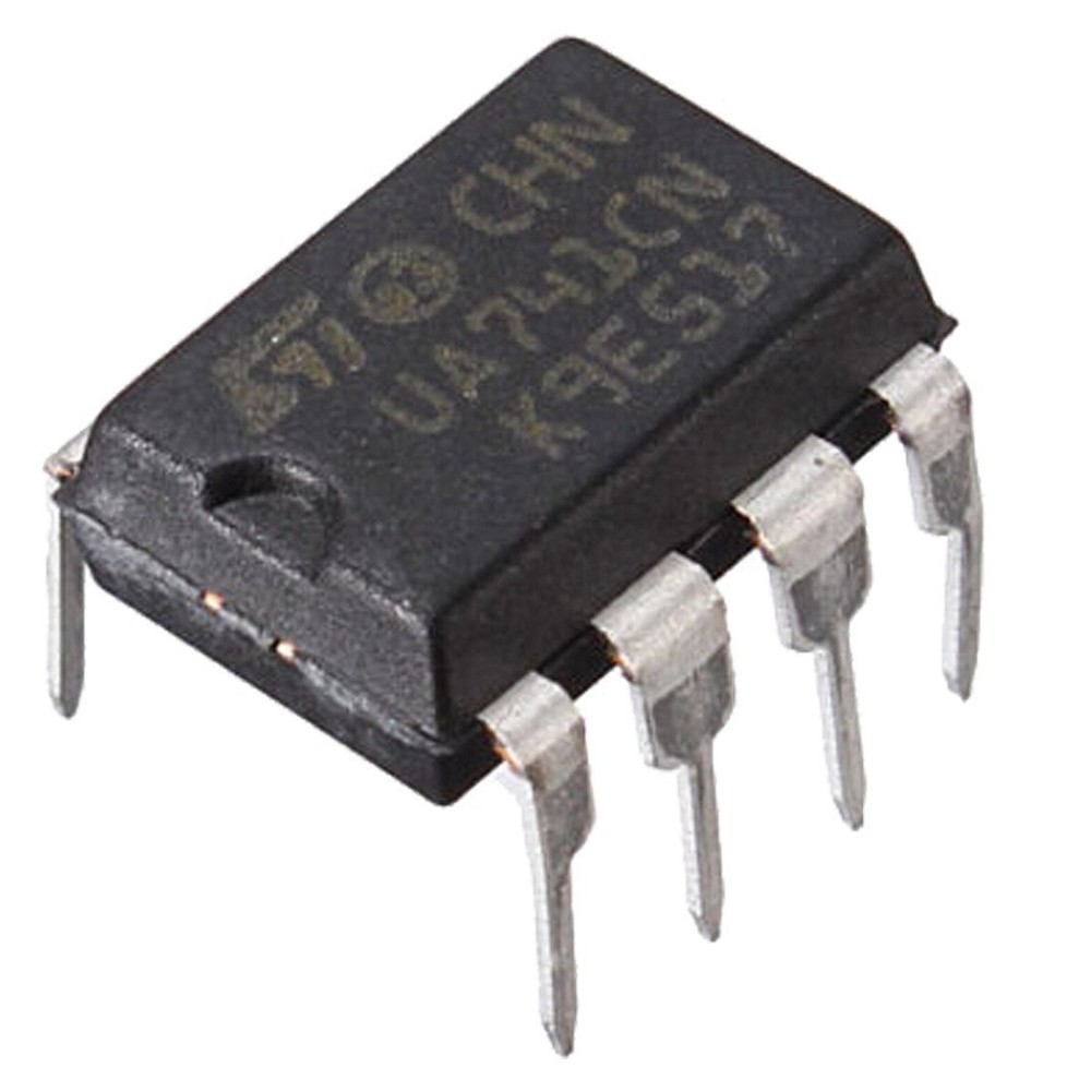 20PCS STMicroelectronics UA741CN UA741 Operational Amplifier OpAmp DIP-8 New IC