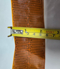 Minco?? Thin Flexible Polyimide Thermofoil™ Heater 19″x2-1/4″ 70Ω tested