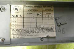 I-T-E V7A3211 – SAFETY SWITCH / TWIN PANELBOARD SWITCH – 240V, 30A, 3-POLE