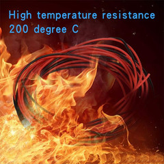30 Gauge Silicone Wire Red and Black Each 10Ft Flexible 30 AWG Stranded Tinned C