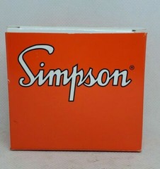 SIMPSON ELECTRIC M135-N05745 METER PANEL w/GREEN NUMBERS *U15