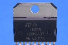 2 (Two) ST Micro L6203 Full H-Bridge Motor Drivers 4A 48Vdc 100KHz