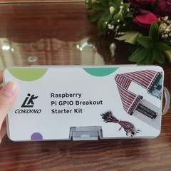 LK Cokoino Raspberry Pi GPIO Breakout Kit T-Type Board Breadboard Jumper Cables