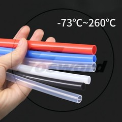 PTFE Tube Tubing Pipe ID 1mm – 14mm OD 2mm-16mm High Temp Resistance Air Hose