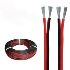 Flexible Silicone Cable Wire 10/12/14/16/18/20/22/24AWG Red Black High Resistant
