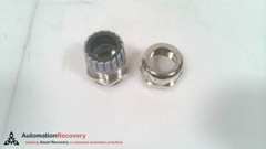 REMKE BR21AA, TUFF-SEAL DOME CAP NICKEL-PLATED BRASS CABLE GLANDS, SEE D #328247