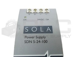 SOLA SDN 5-24-100 POWER SUPPLY 115-230VAC 2.6/1.4A 50/60HZ