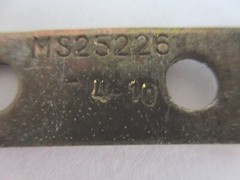 MS25226-4-10 Conductor Bus Bar Terminal Connecting Link NOS