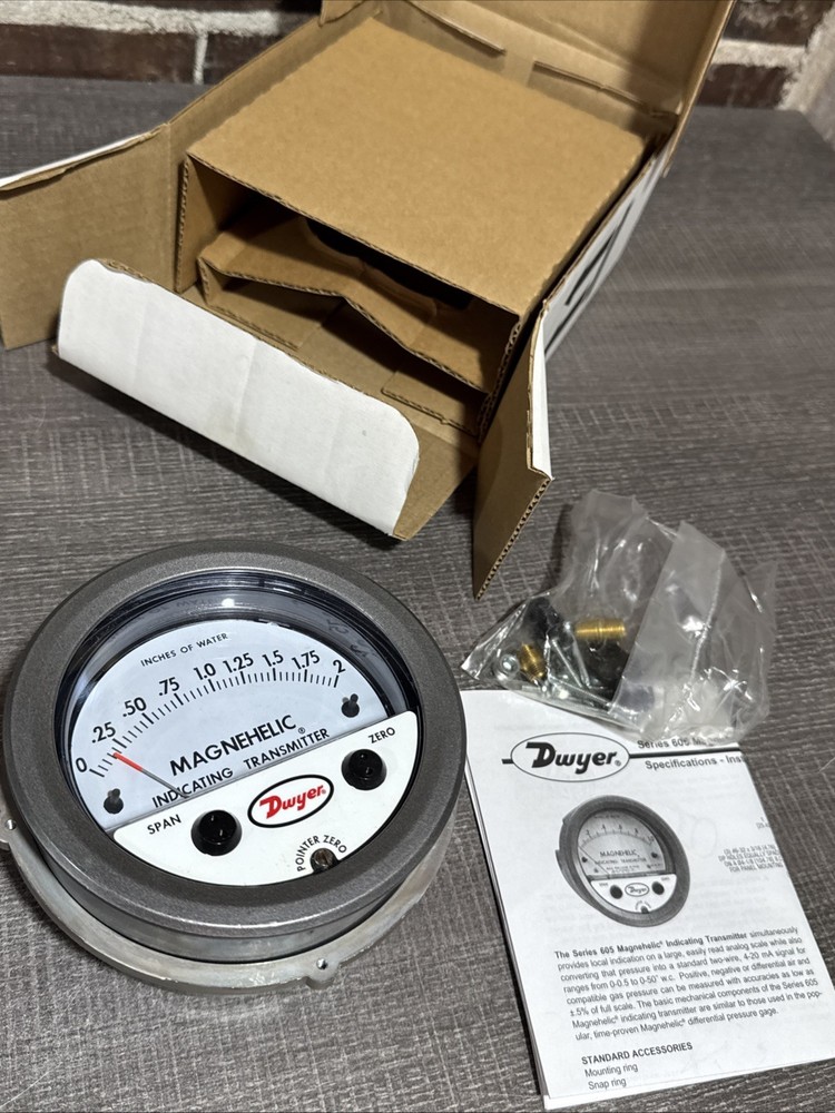 DWYER 605-2 / 6052 – 2 PSI Max