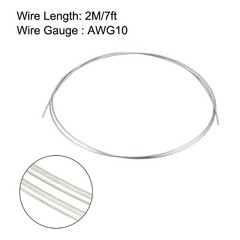 2.5mm 10AWG Heating Resistor Wire Wires for Heating Elements 7ft 2m