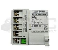 LOT OF 3 ALLEN BRADLEY 700DC-MB400* /A CONTROL RELAY 300VAC 10A