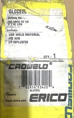 ERICO CADWELD EXOTHERMIC WELD MOLD GLC-CE2G / 2/0 CONC. TO 1/8X1 GL LUG
