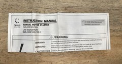 Cerus Industrial Franklin CMS-32H Manual Motor Starter