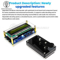 DC 5V CW Morse Code Decoder Circuit Board Welding Practice DIY Electronic Kit