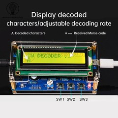 DC 5V CW Morse Code Decoder Circuit Board Welding Practice DIY Electronic Kit