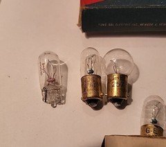 Tung-Sol No. 158 /456A Flashlight Lamps Bulbs 14V Miniature 3 types