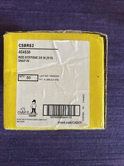New!! Box Of 50 Erico Caddy Rod Stiffene 3/8 in (M10) SNAP-IN CSBRS2