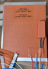 Watlow E01200146001A Silicone Heater Pad 200W Dual Zone 240V 110V Plate