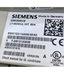 Siemens 6SN1123-1AA00-0DA2 Simodrive LT-Module 80A