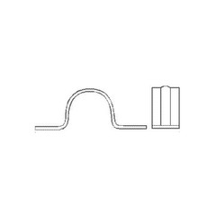PECO TH-181S, 3/4″, Steel, 2-Hole, Reinforced Snap-On, EMT Conduit Strap, 1pc