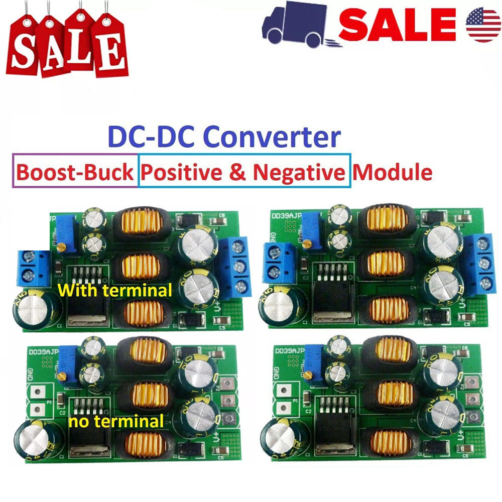 1/2pcs DC Positive Negative Dual Output Power Supply boost-Buck Converter Module