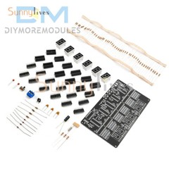 DC 4.5V-5.5V 6-bit Digital Circuit Clock Kit DIY Electronic Clock Teaching Kit
