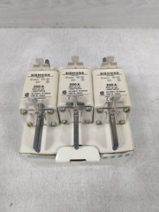 LOT 3PCS SIEMENS 3NA3240 LV-HRC-FUSE LINKS 200A