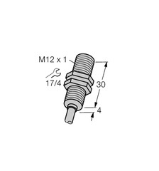 Lot x2: Turck BI2-G12-Y0 ProXimity Sensor,M12, 2mm Range, 2 Wire, NAMUR, 2m, PVC