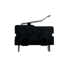 DICGU SM5 Curved Lever 2-Pin Micro Limit Switch 5A 125/250VAC Normally Closed