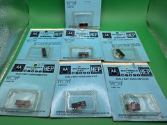 7 ea HEP C6008 NEW Motorola 2 Watt Audio Amplifier NOS vintage Integrated Circut