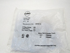 Molex 16-14 Female FIQD Bag of 50 blue