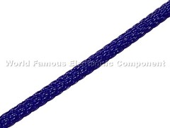 1/8″ , 1/4″ Dark Purple PET flex braided expandable sleeving – Made in USA
